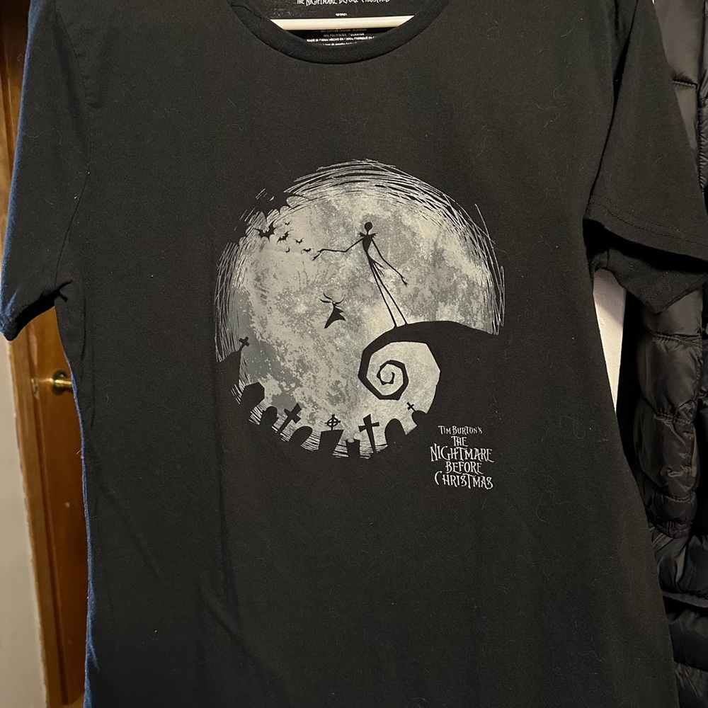 Black Nightmare Before Christmas Graphic Tee